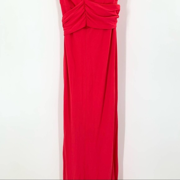 ABS Allen Schwartz Red Maxi Dress Women’s Size M NWT $380 - Picture 10 of 15
